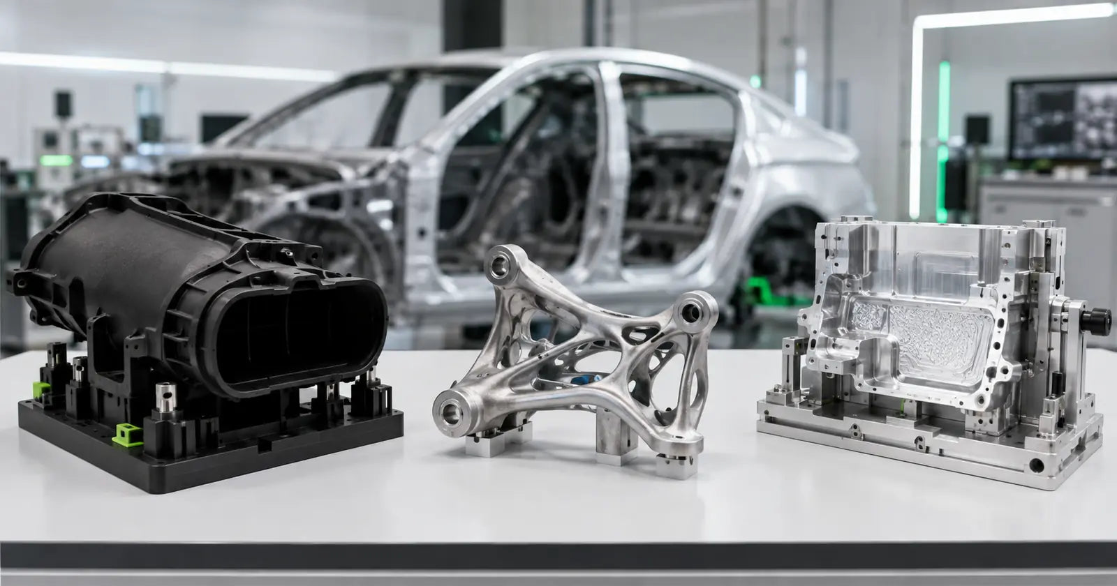 Typische 3D-Druck- und CNC-Anwendungen für Automotive