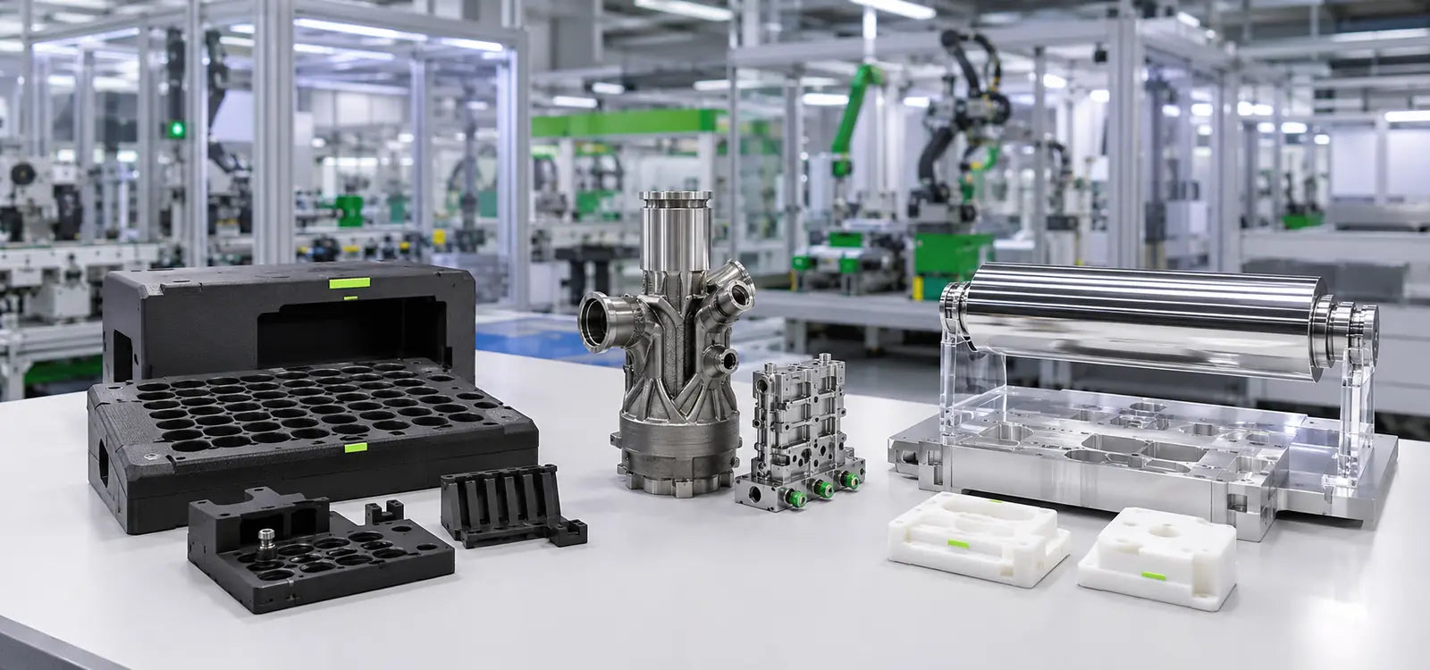 Typische 3D-Druck- und CNC-Anwendungen für Batteriefertigung
