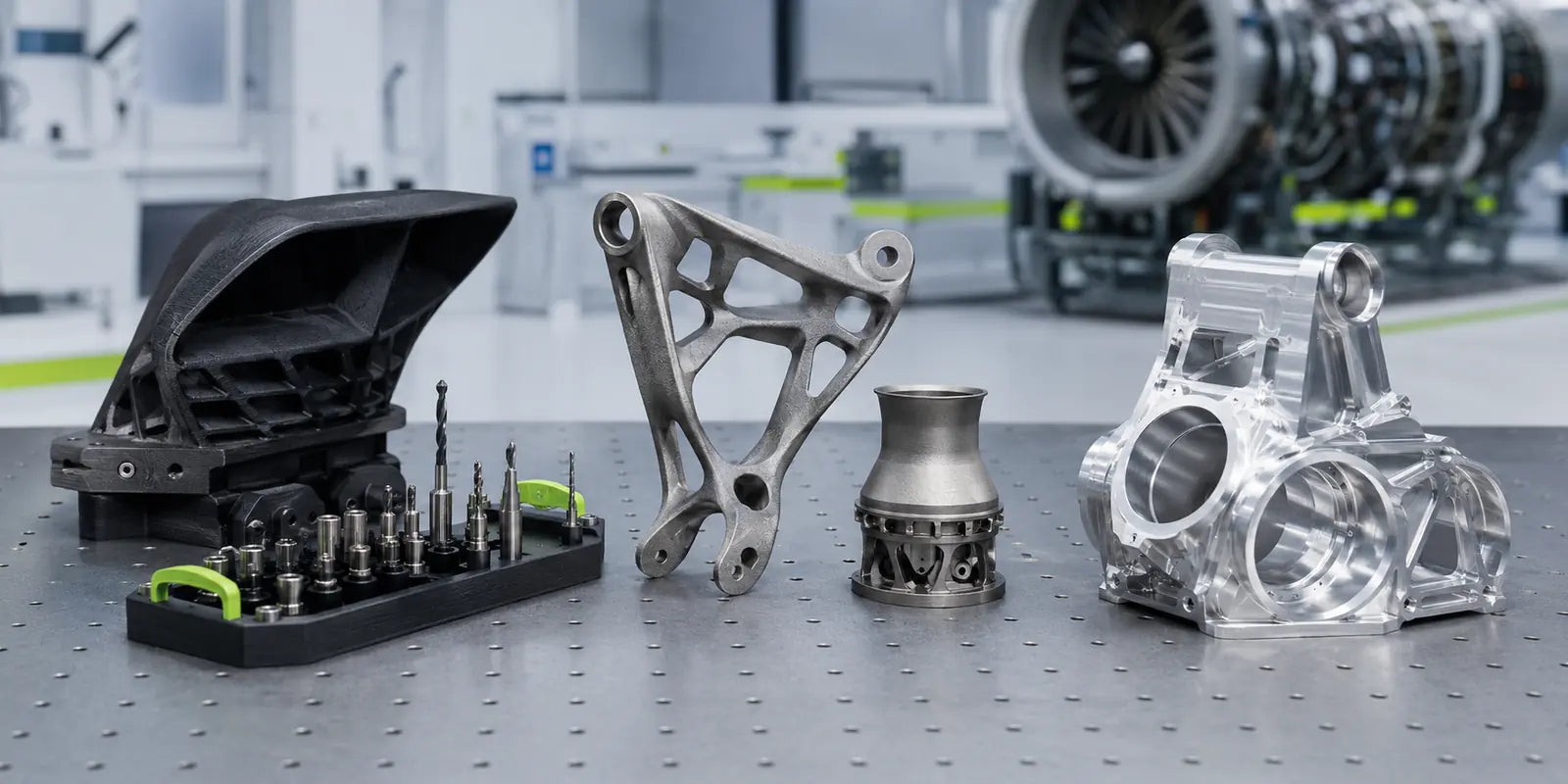 Typische 3D-Druck- und CNC-Anwendungen für Luft- & Raumfahrt