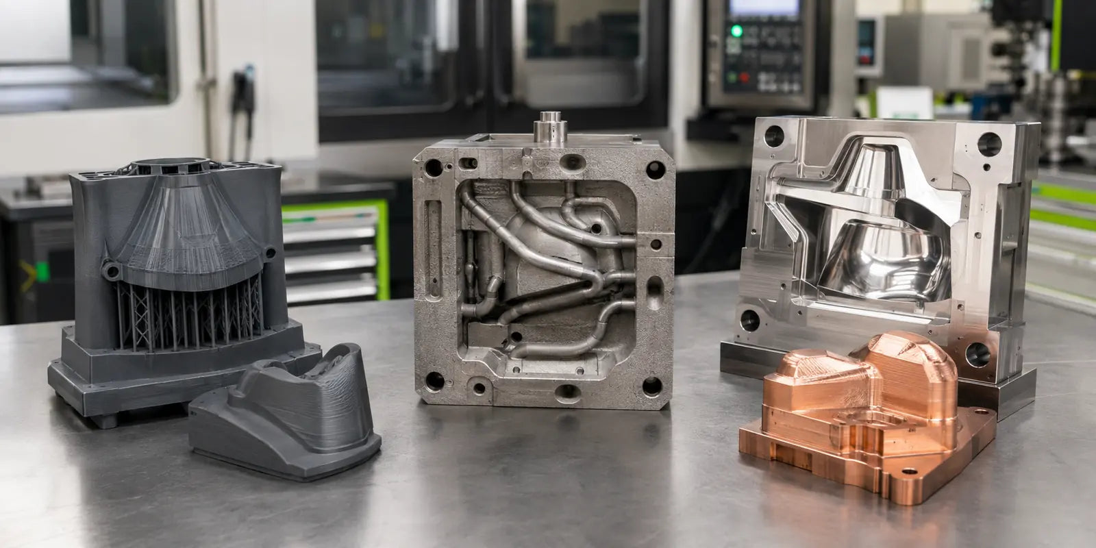 Typische 3D-Druck- und CNC-Anwendungen für Werkzeug- & Formenbau